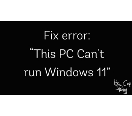 Fix error setup windows 11: