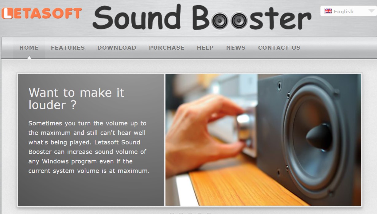 Letasoft Sound Booster - Phần mềm khuếch đại âm thanh